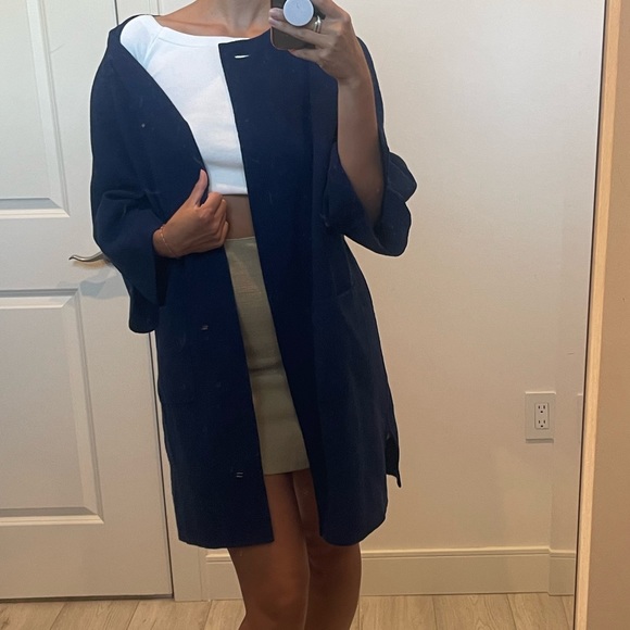 St. John One Button Overcoat - Picture 1 of 16